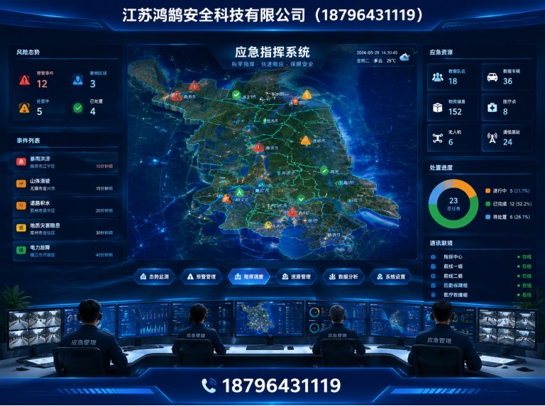 达州应急指挥系统展示图